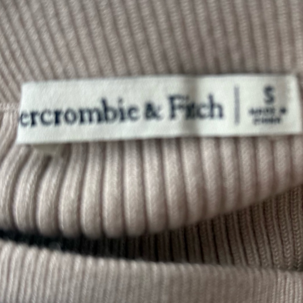 Abercrombie and Fitch Ribbed Knit Midi Skirt with Side Slit Size Small - Picture 2 of 8